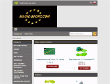 Tablet Screenshot of magic-sport.com